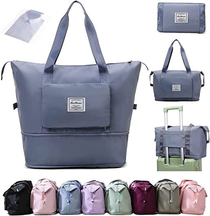 Imported Large Capacity Foldable Travel Duffle Bag || Waterproof || Light Weight || Expandable