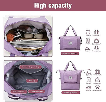 Imported Large Capacity Foldable Travel Duffle Bag || Waterproof || Light Weight || Expandable