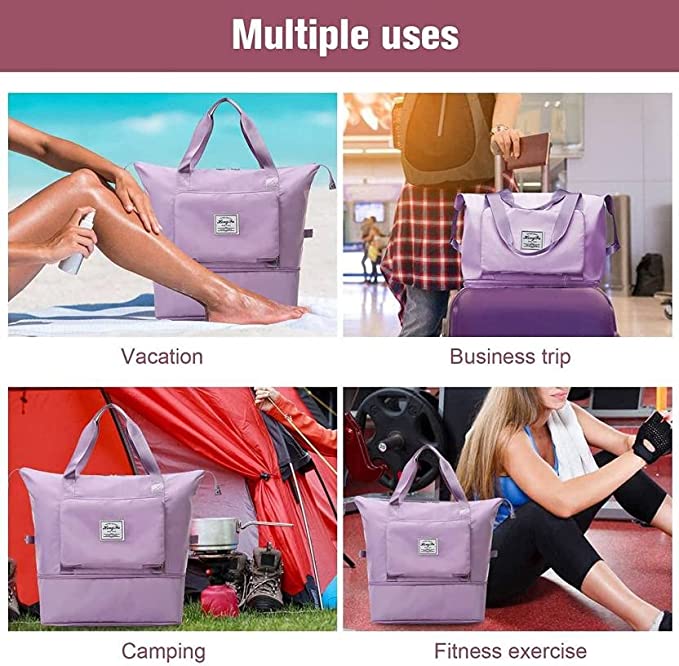 Imported Large Capacity Foldable Travel Duffle Bag || Waterproof || Light Weight || Expandable