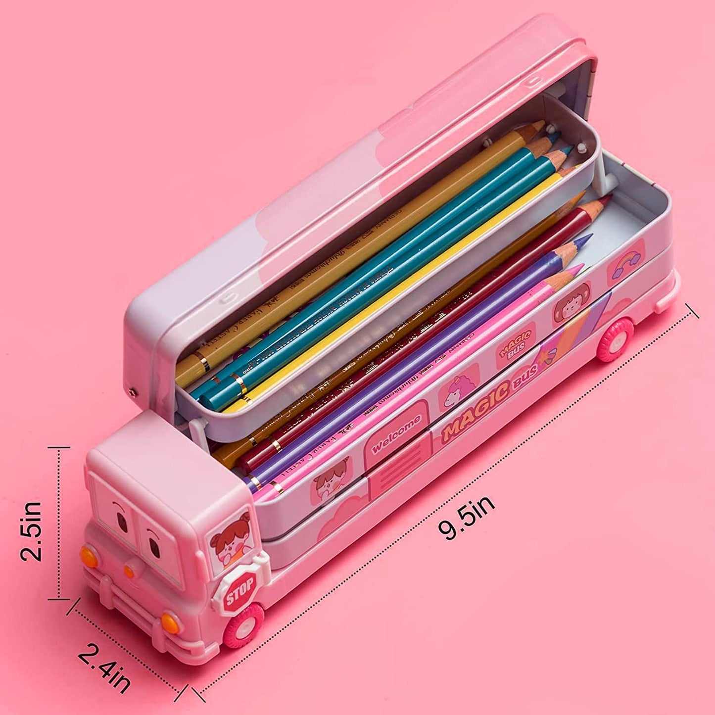 Bus Geometry Box || Pencil Box for Kids || Return Gifts