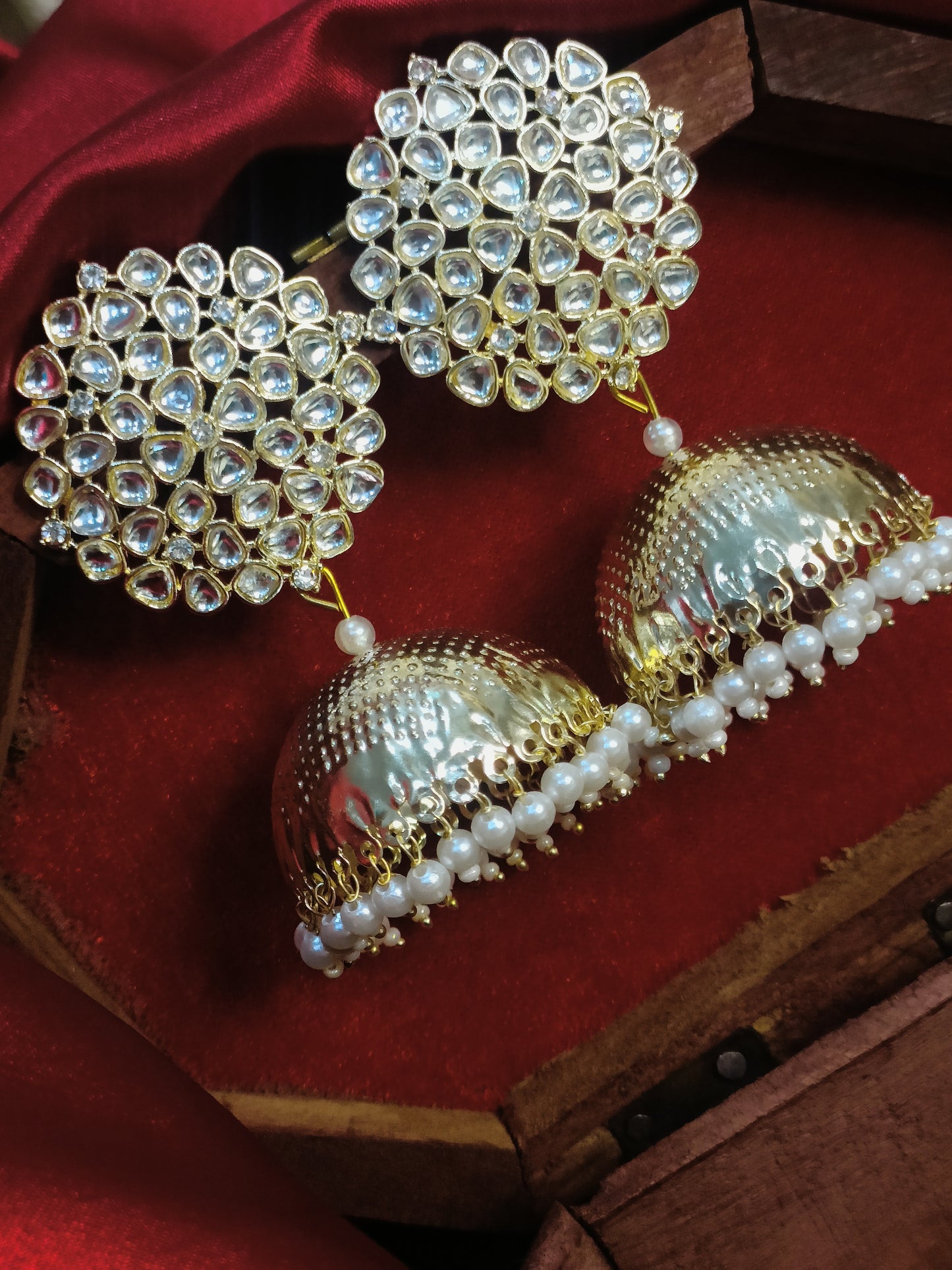 Suhani Kundan Jhumka || Ethnic Jewellery || Sale