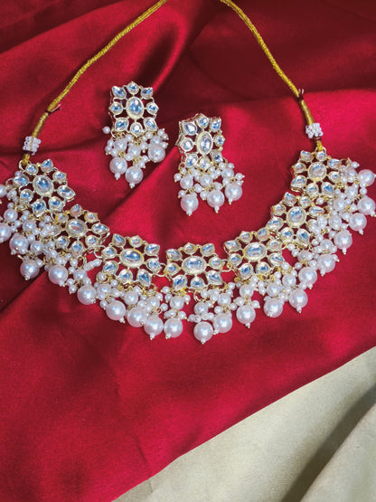 Jasmine Kundan Choker Set || Ethnic Jewellery