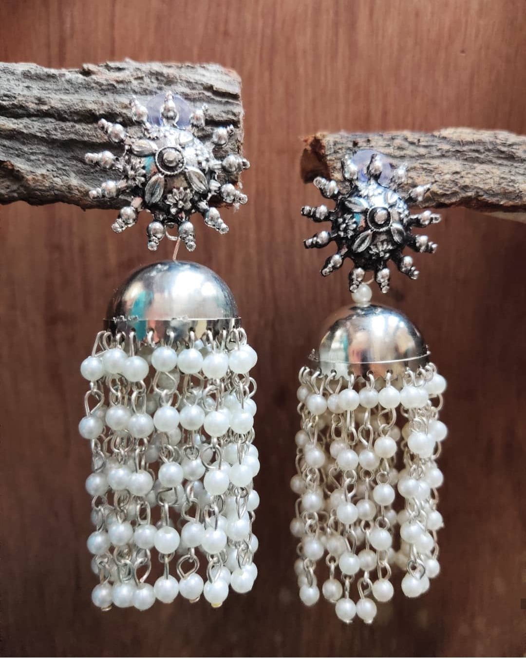 Light Weight Pearl Strand Earrings